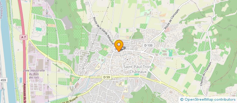 localisation de l'entreprise LM2T  PIERRELATTE