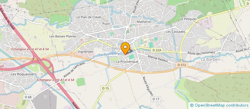 localisation de l'entreprise LM2T  PELISSANNE