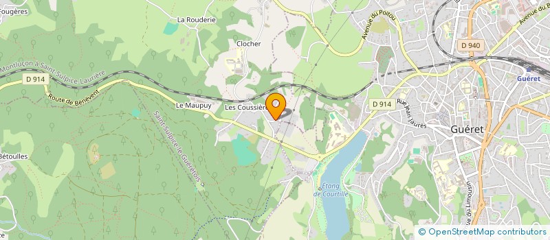 localisation de l'entreprise LM3G  SAINT-SULPICE-LE-GUERETOIS
