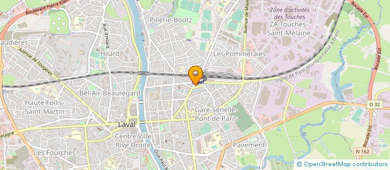 localisation de l'entreprise LM53 NOTAIRES à LAVAL