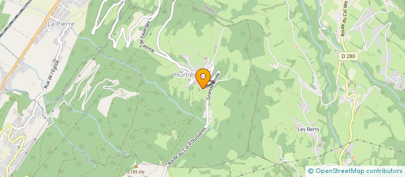 localisation de l'entreprise LM7  HURTIERES