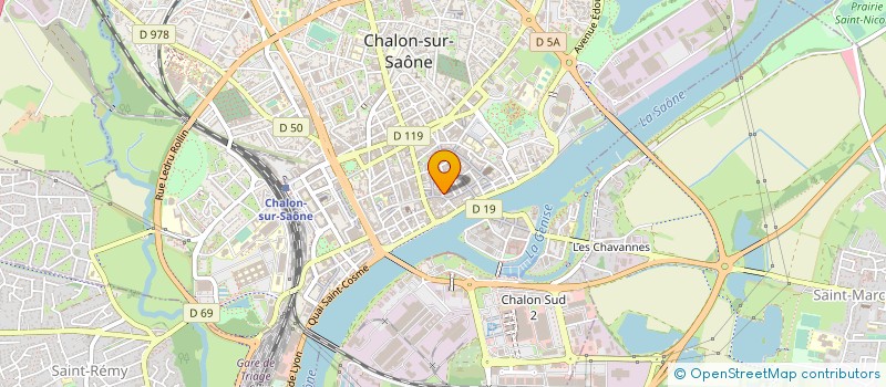 localisation de l'entreprise LM8 à CHALON-SUR-SAONE