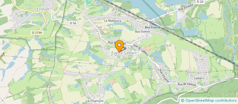 localisation de l'entreprise LM90  EVETTE-SALBERT