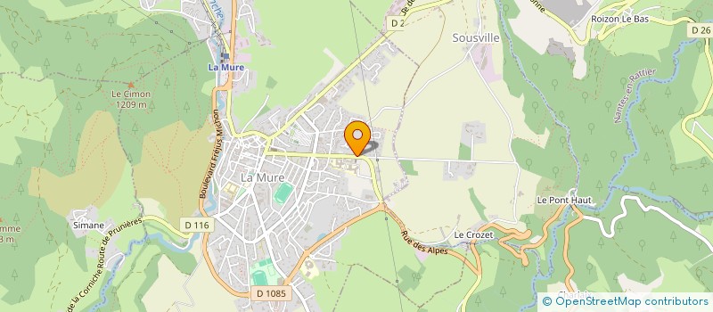 localisation de l'entreprise LMA  LA MURE