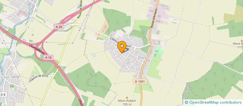 localisation de l'entreprise LMA à DURY