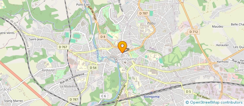 localisation de l'entreprise LMA  GUINGAMP