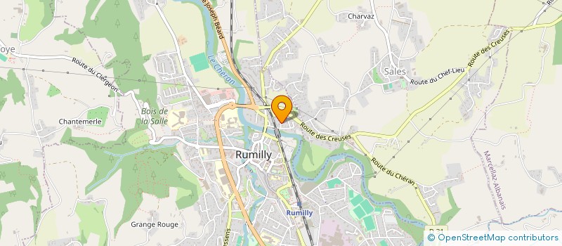 localisation de l'entreprise LMA à RUMILLY