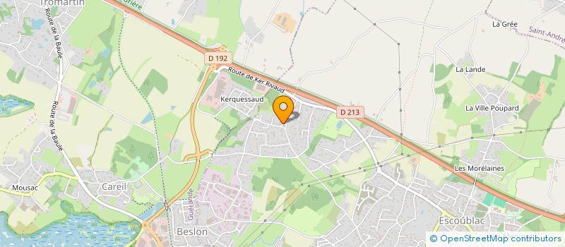 localisation de l'entreprise LMA  LA BAULE-ESCOUBLAC