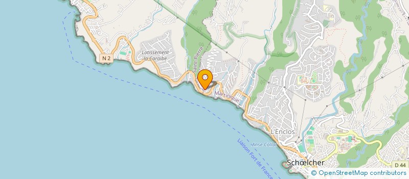 localisation de l'entreprise LMA  SCHOELCHER