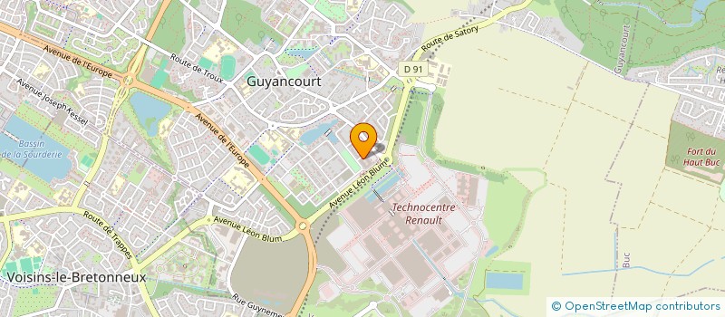 localisation de l'entreprise LMA BOUCHERIE DU QUARTIER  GUYANCOURT