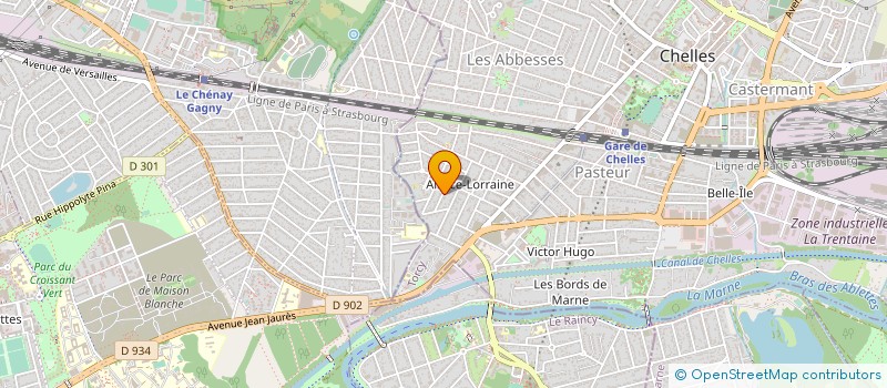 localisation de l'entreprise LMA CHELLOISE  CHELLES