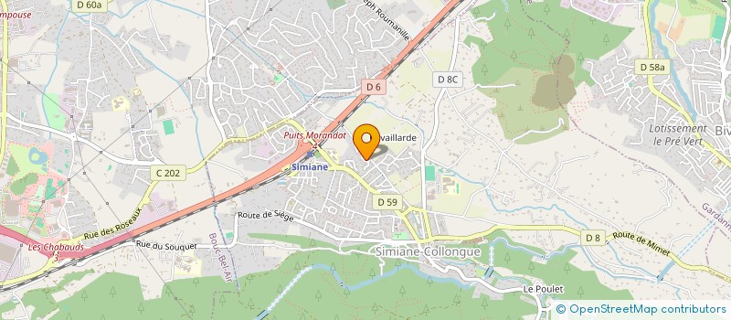 localisation de l'entreprise LMA CONSULTING  SIMIANE-COLLONGUE