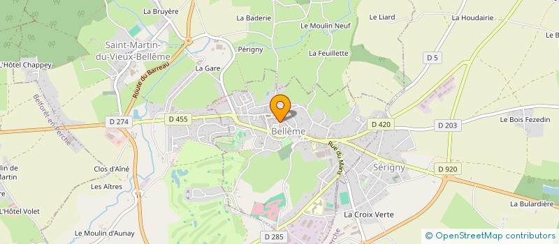 localisation de l'entreprise LMA.HEADQUARTERS à BELLEME