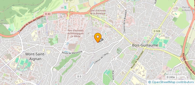 localisation de l'entreprise LMA IMMO à BOIS-GUILLAUME