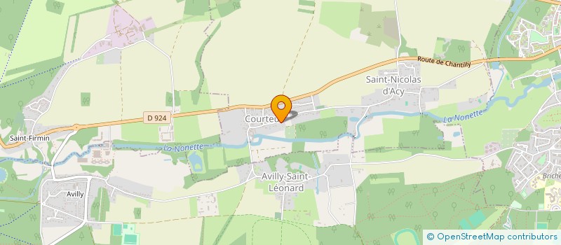 localisation de l'entreprise LMA IMMOBILIER  COURTEUIL