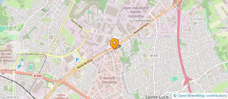 localisation de l'entreprise LMA INVEST  NANTES