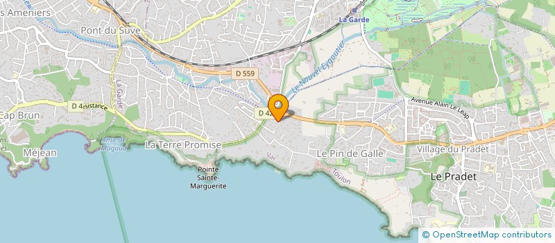 localisation de l'entreprise LMA LES MOCOS ASSOCIES  LE PRADET