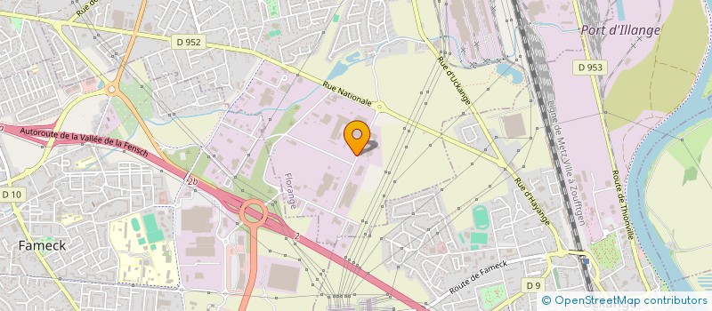 localisation de l'entreprise LMA RENOV à FLORANGE