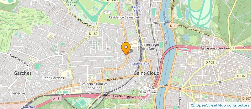 localisation de l'entreprise LMAC INVESTIR à SAINT-CLOUD