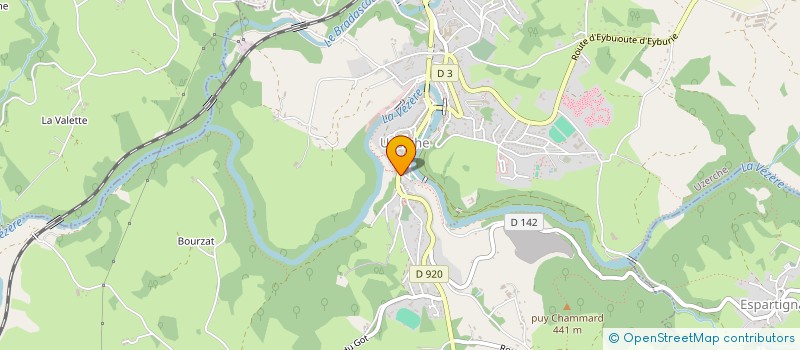 localisation de l'entreprise LMADV  UZERCHE