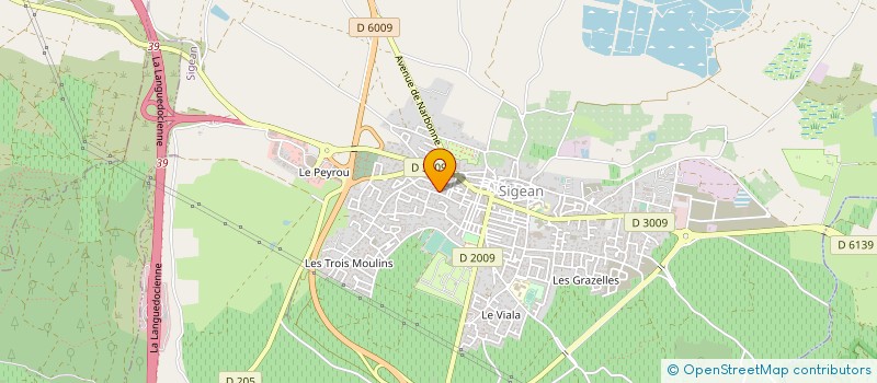 localisation de l'entreprise LMAS à SIGEAN