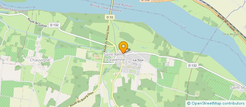 localisation de l'entreprise LMB à BRISSAC LOIRE AUBANCE