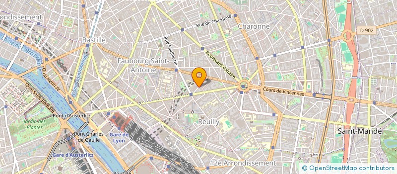 localisation de l'entreprise LMB  PARIS