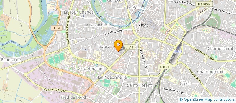 localisation de l'entreprise LMB 79 à NIORT