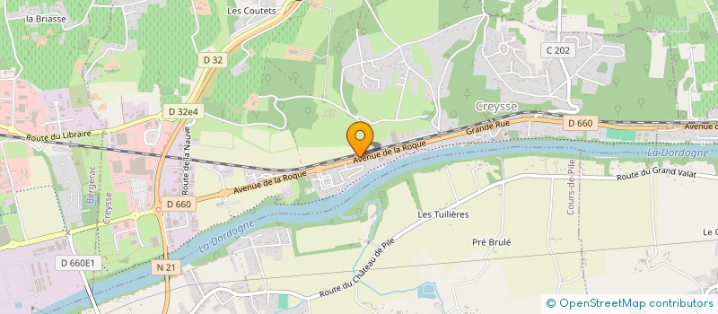 localisation de l'entreprise LMB à MOULEYDIER