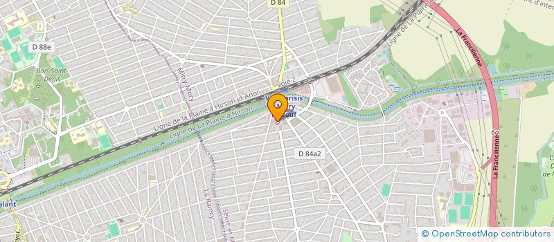 localisation de l'entreprise LMB  VILLEPARISIS