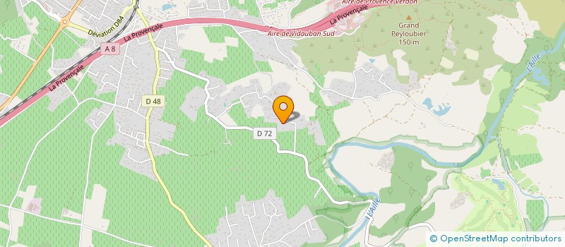 localisation de l'entreprise LMB  VIDAUBAN