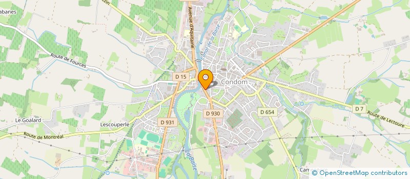 localisation de l'entreprise LMB  CONDOM