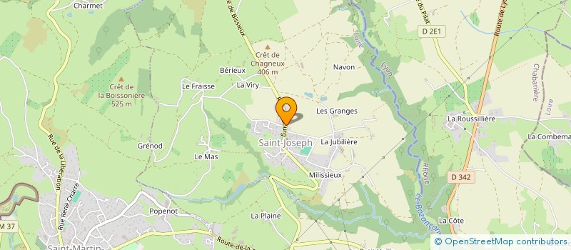 localisation de l'entreprise LMB  SAINT-JOSEPH