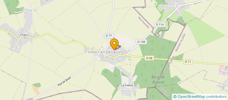 localisation de l'entreprise LMB  VILLIERS-EN-DESUVRE