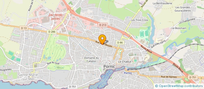 localisation de l'entreprise LMB  PORNIC