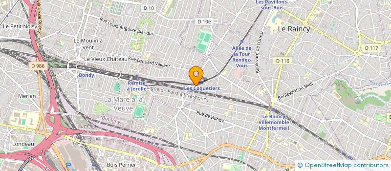 localisation de l'entreprise LMB AUTOMOBILES  VILLEMOMBLE