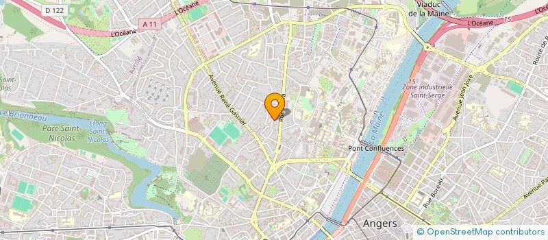 localisation de l'entreprise LMB CONSULTING à ANGERS