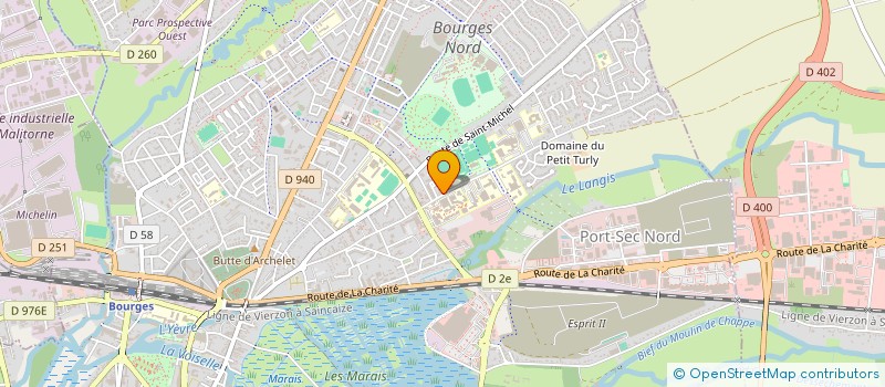 localisation de l'entreprise LMB DIFFUSION  BOURGES