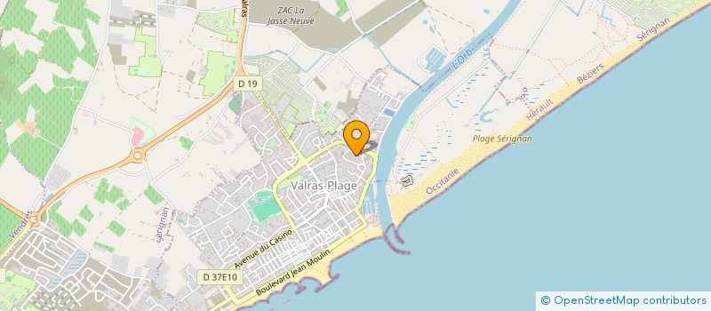 localisation de l'entreprise LMB EQUIPEMENTS  VALRAS-PLAGE