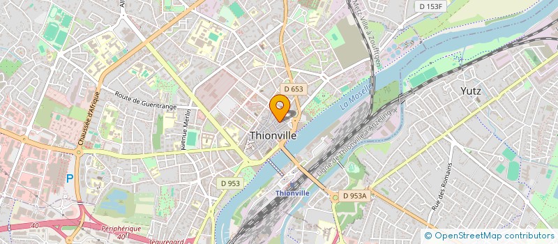 localisation de l'entreprise LMB FINANCES à THIONVILLE