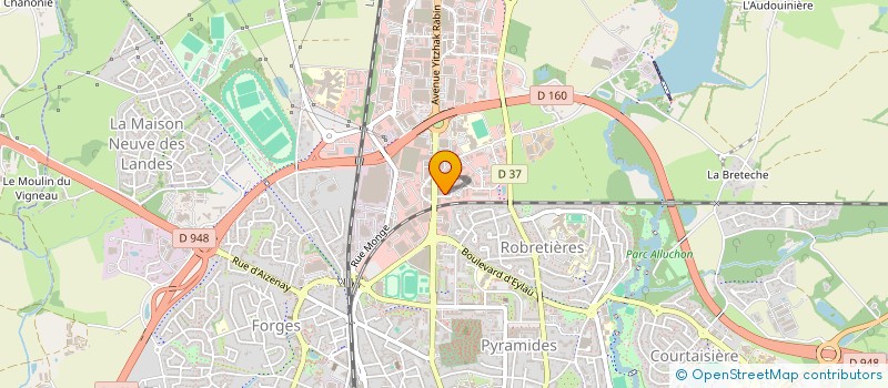 localisation de l'entreprise LMB GESTION  LA ROCHE-SUR-YON