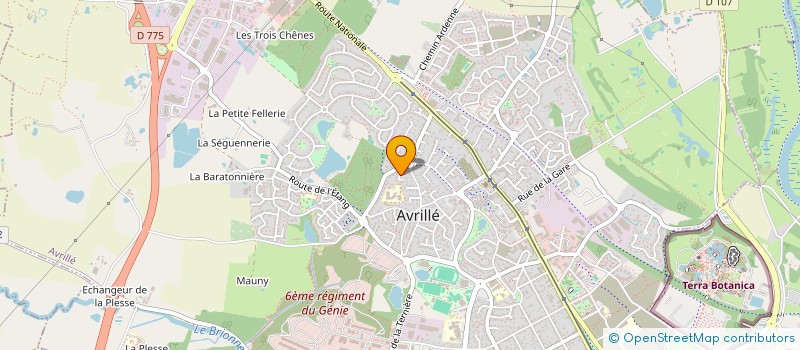 localisation de l'entreprise LMB INVESTISSEMENTS à AVRILLE