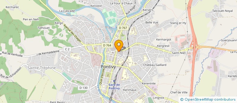 localisation de l'entreprise LMB LA SUITE  PONTIVY