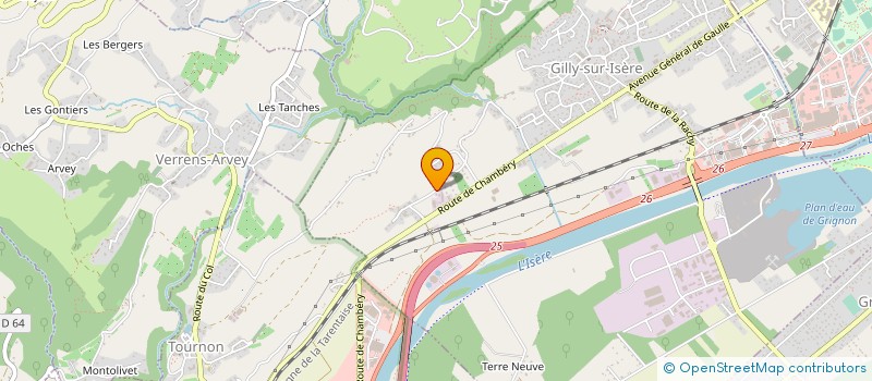 localisation de l'entreprise LMB MANUTENTION  GILLY-SUR-ISERE