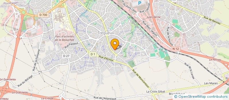 localisation de l'entreprise LMB SAS à TREGUEUX