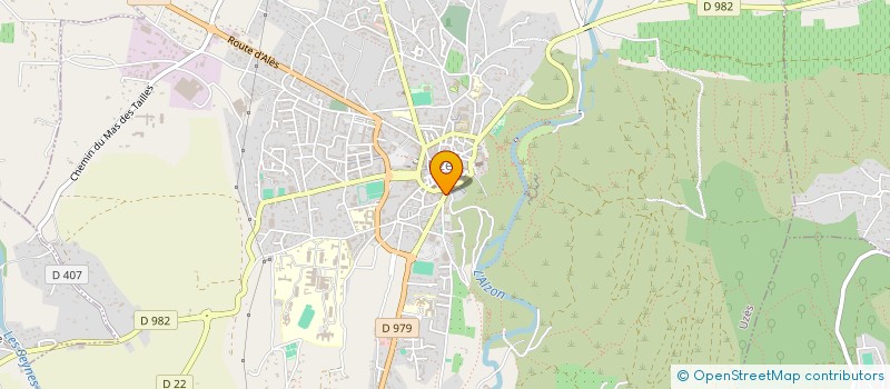 localisation de l'entreprise LMB UZES  UZES