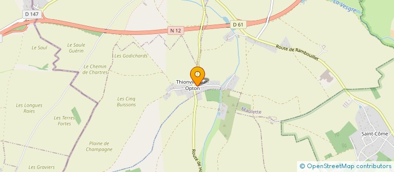 localisation de l'entreprise LMB2 OPTON à MAULETTE