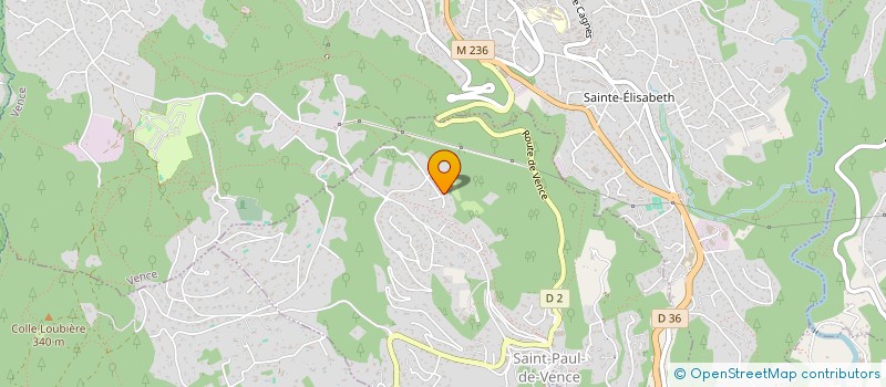 localisation de l'entreprise LMB3G à SAINT-PAUL-DE-VENCE