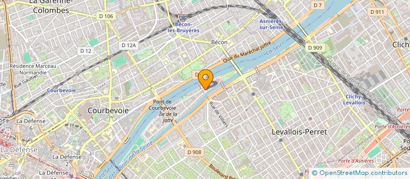 localisation de l'entreprise LMBARDE à LEVALLOIS-PERRET