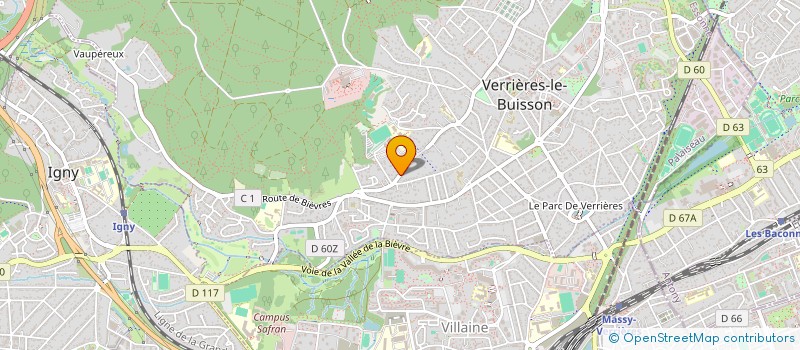 localisation de l'entreprise LMBAT à VERRIERES-LE-BUISSON